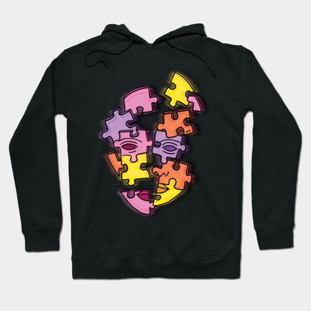 Puzzling Mind Hoodie by nannasaidno